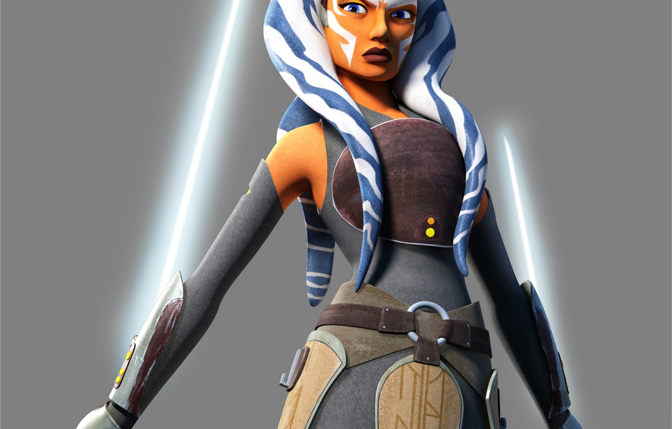 Ahsoka Tano With Lightsaber Wallpapers