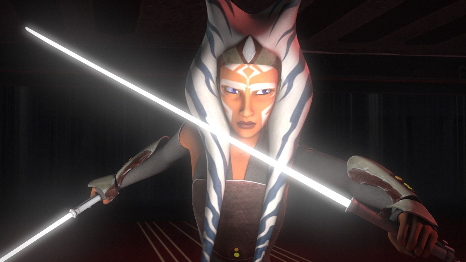 Ahsoka Tano With Lightsaber Wallpapers