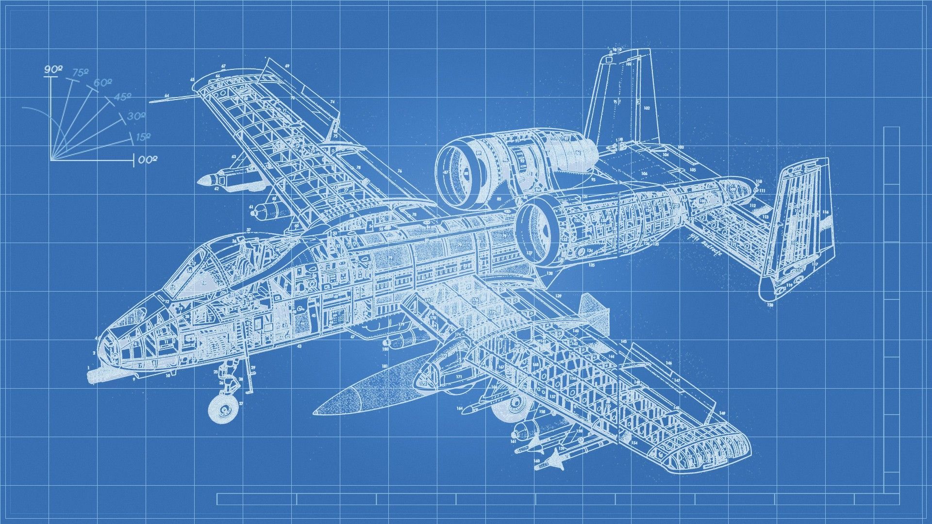 Airplane Blueprint Wallpapers