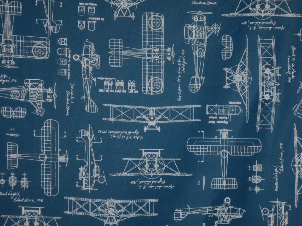 Airplane Blueprint Wallpapers