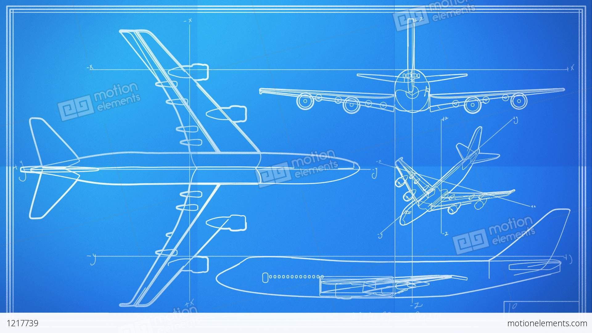 Airplane Blueprint Wallpapers