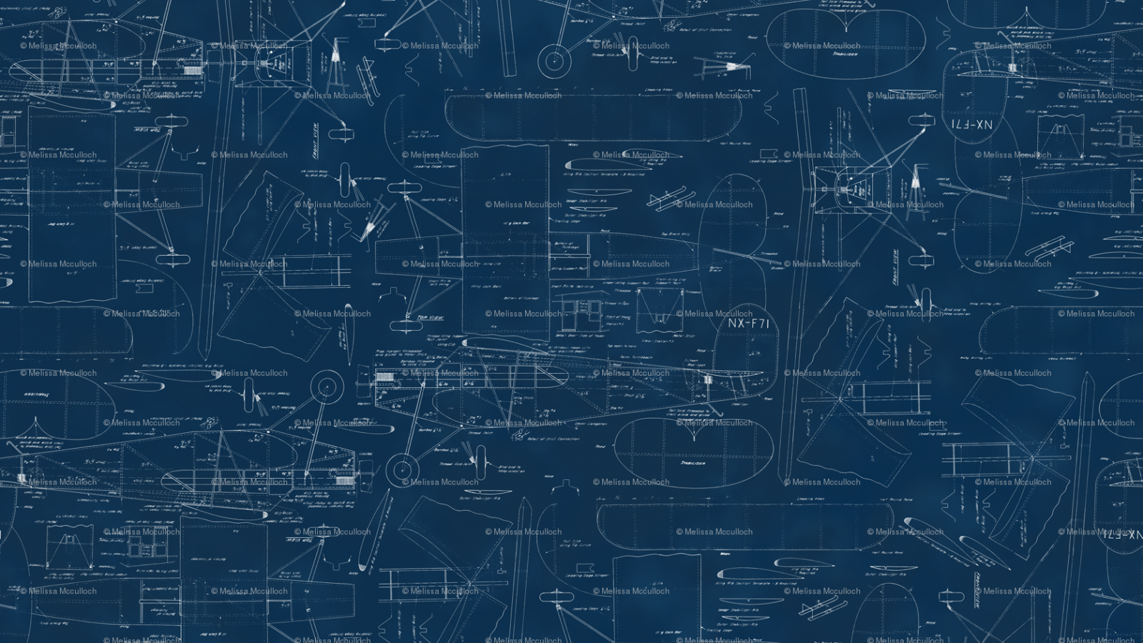 Airplane Blueprint Wallpapers