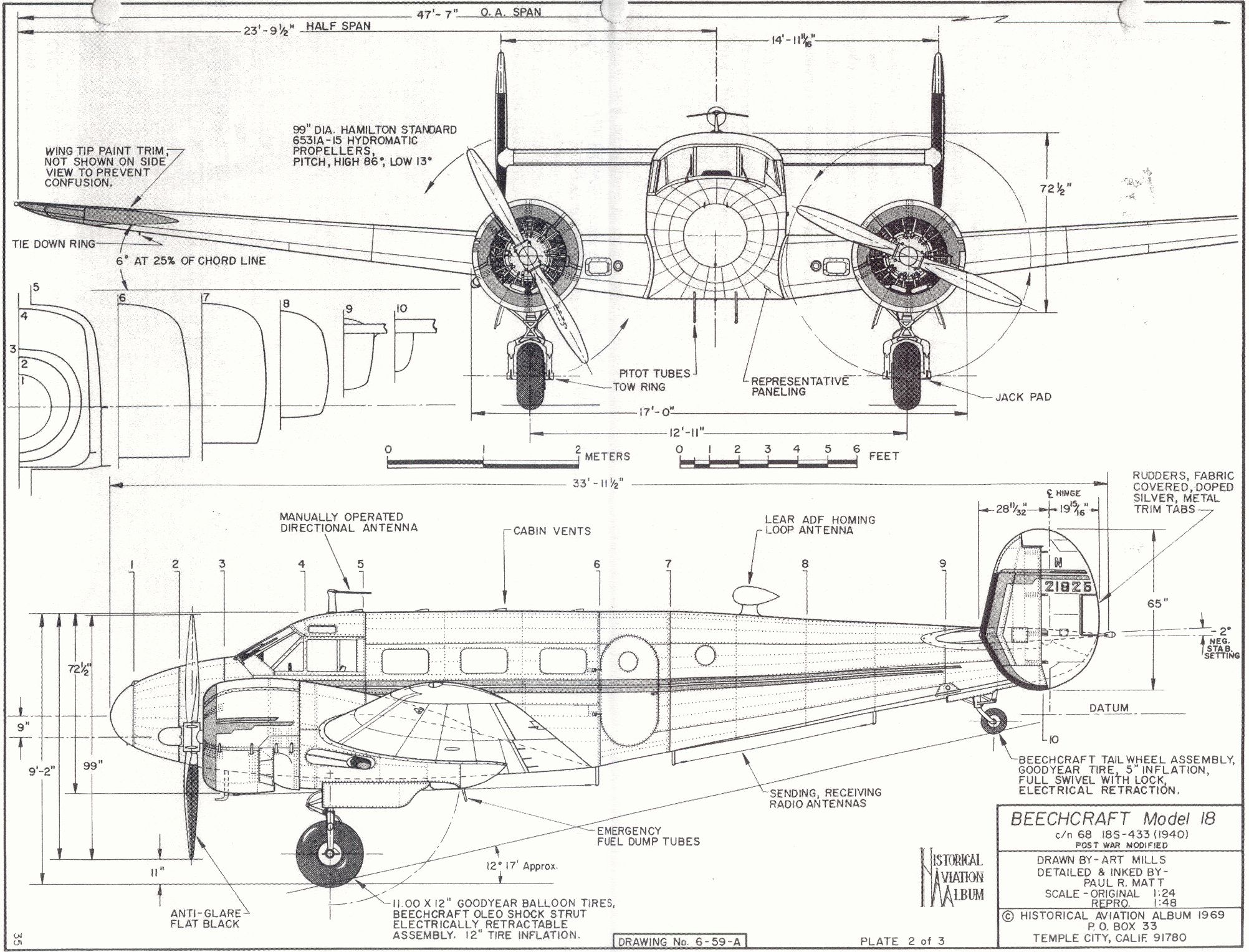 Airplane Blueprint Wallpapers