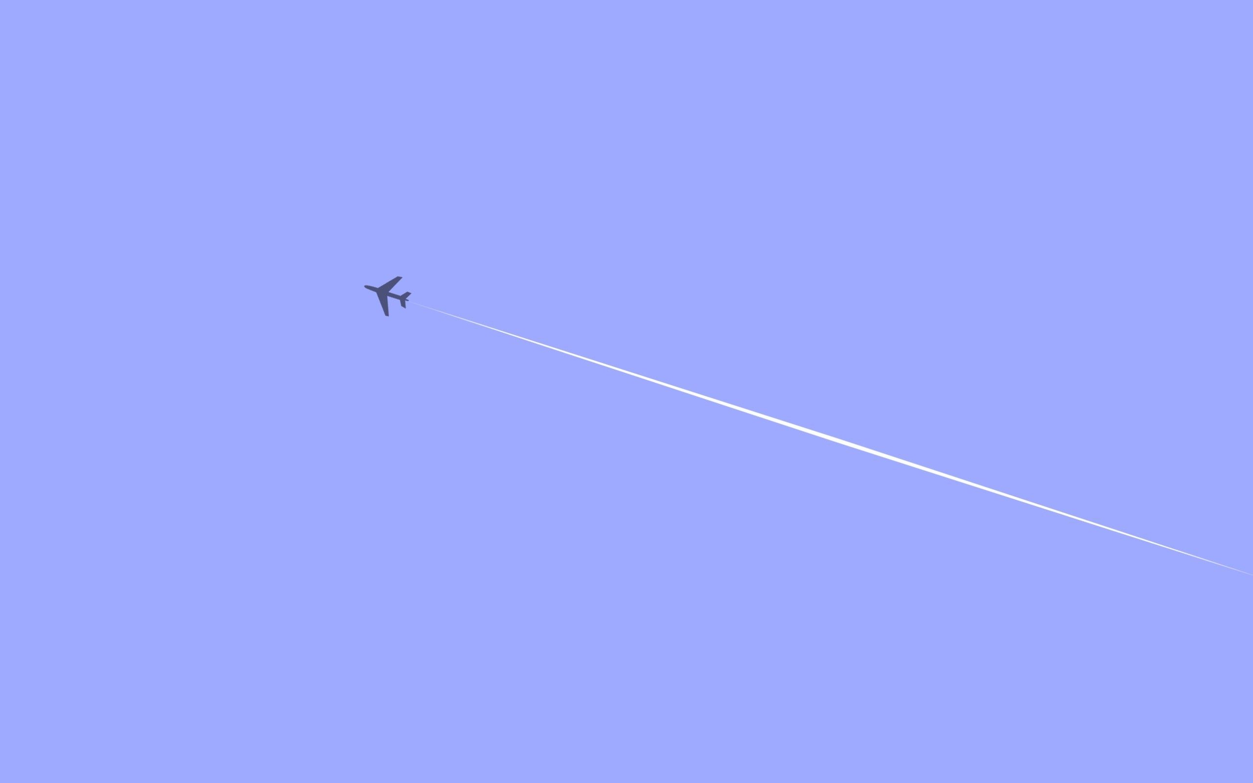 Airplane Minimal Gradient Wallpapers