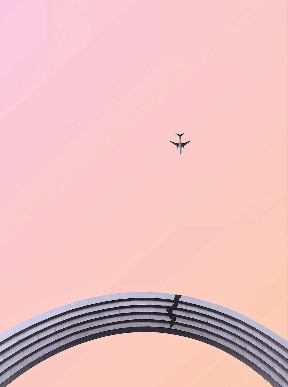 Airplane Minimal Gradient Wallpapers