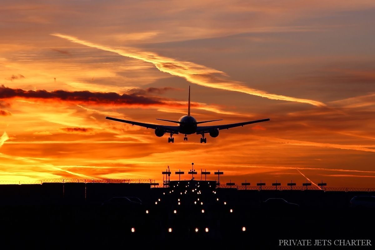 Airplane Sunset Wallpapers