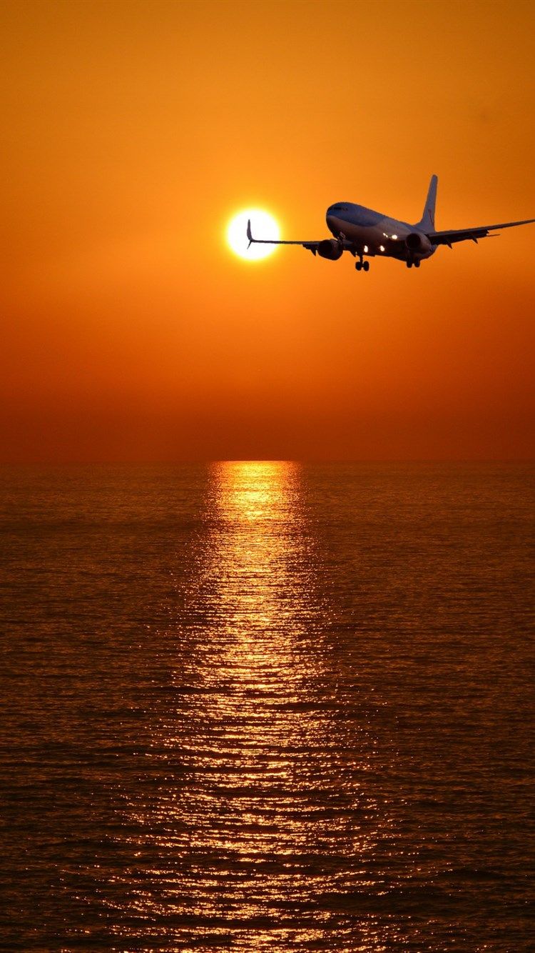 Airplane Sunset Wallpapers