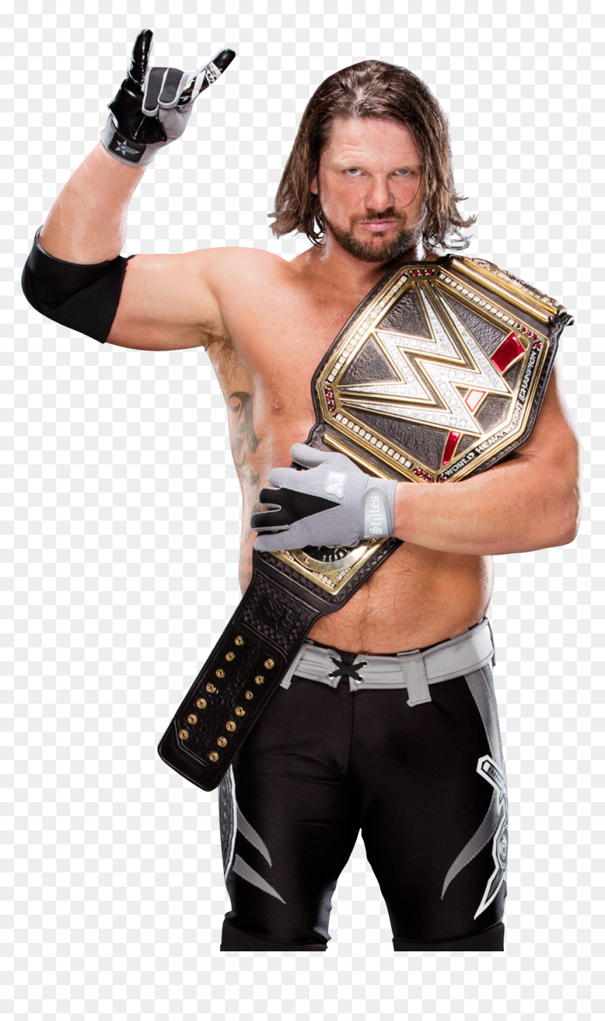 AJ Styles as WWE Champ Wallpapers