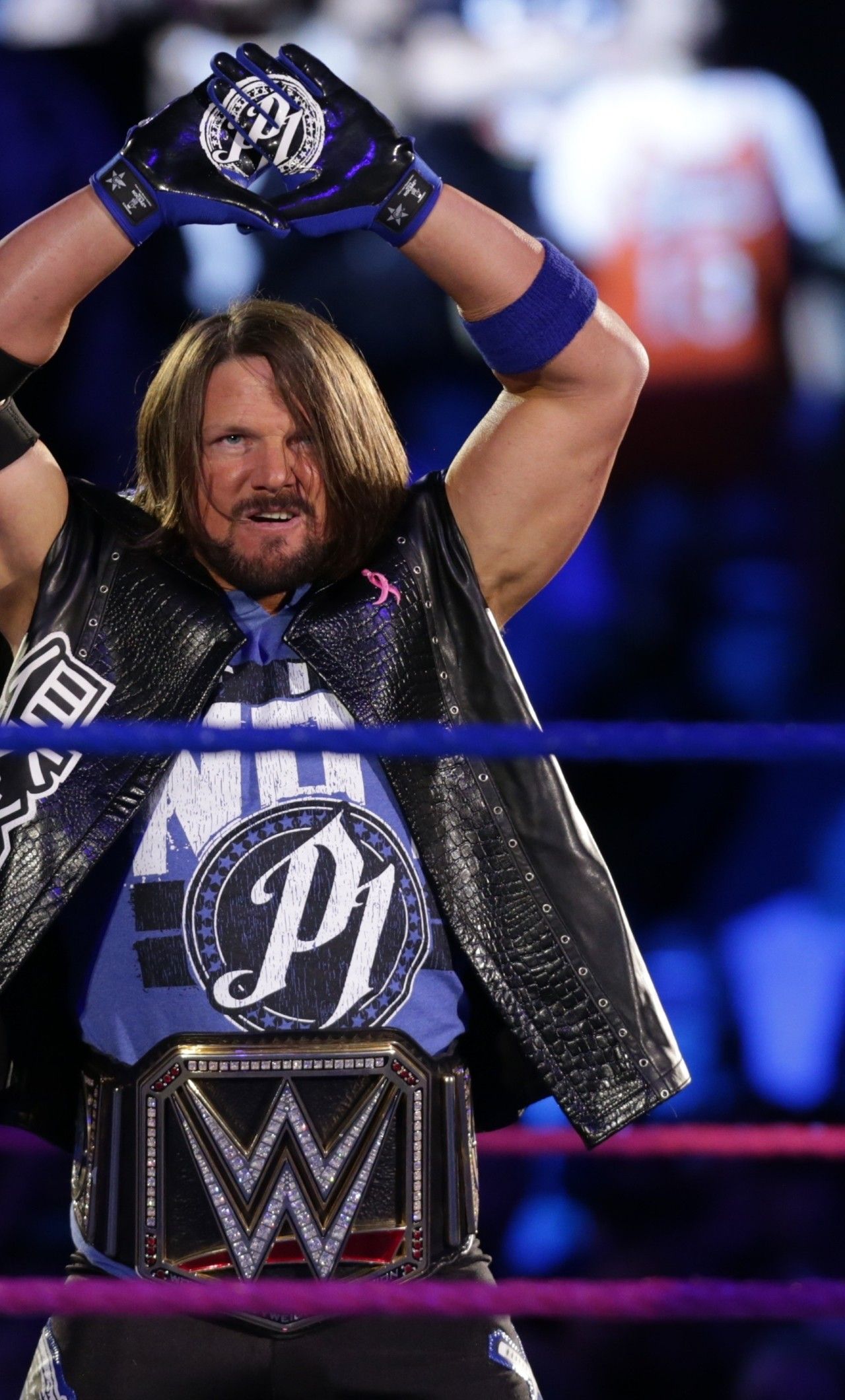 AJ Styles as WWE Champ Wallpapers