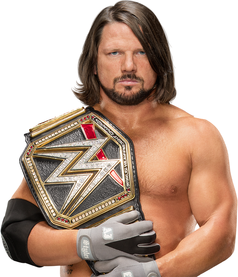 AJ Styles as WWE Champ Wallpapers