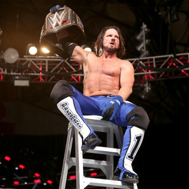 AJ Styles as WWE Champ Wallpapers