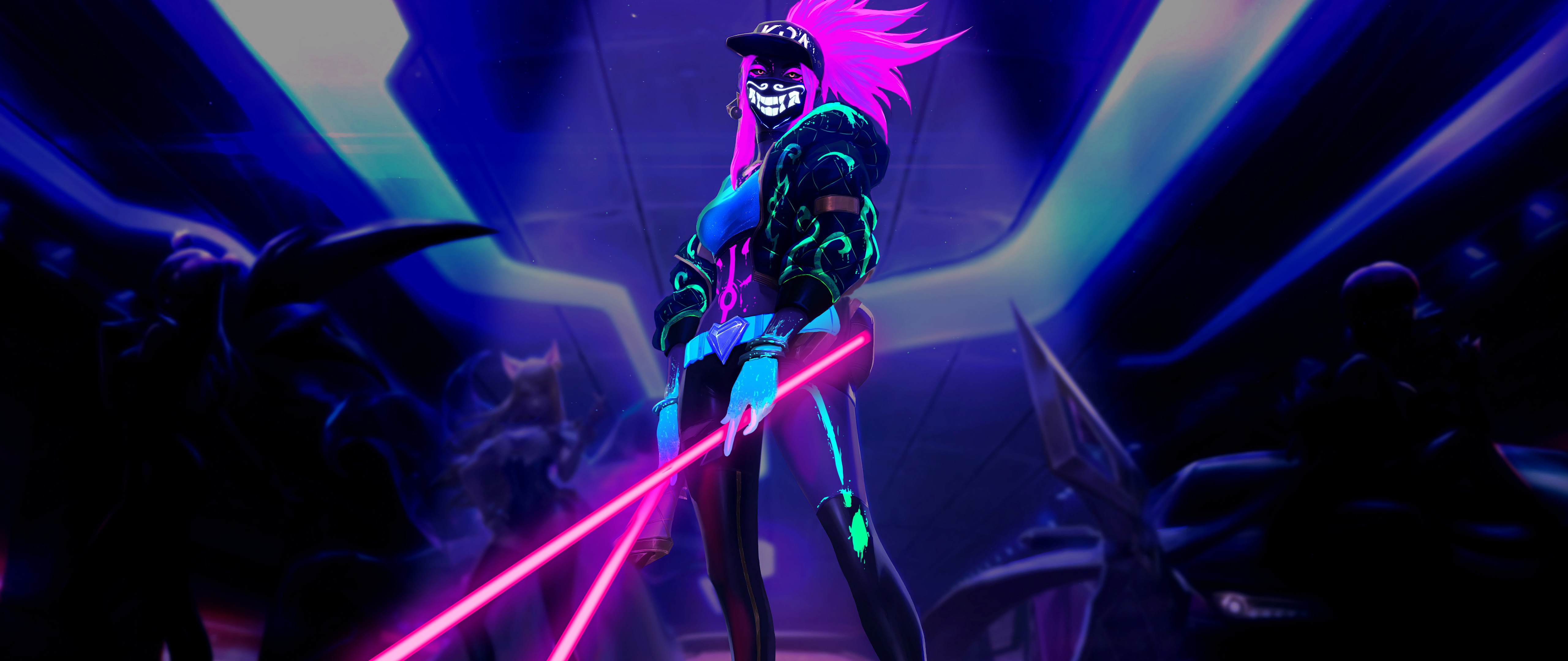 Akali 8K K/DA League Of Legends Wallpapers