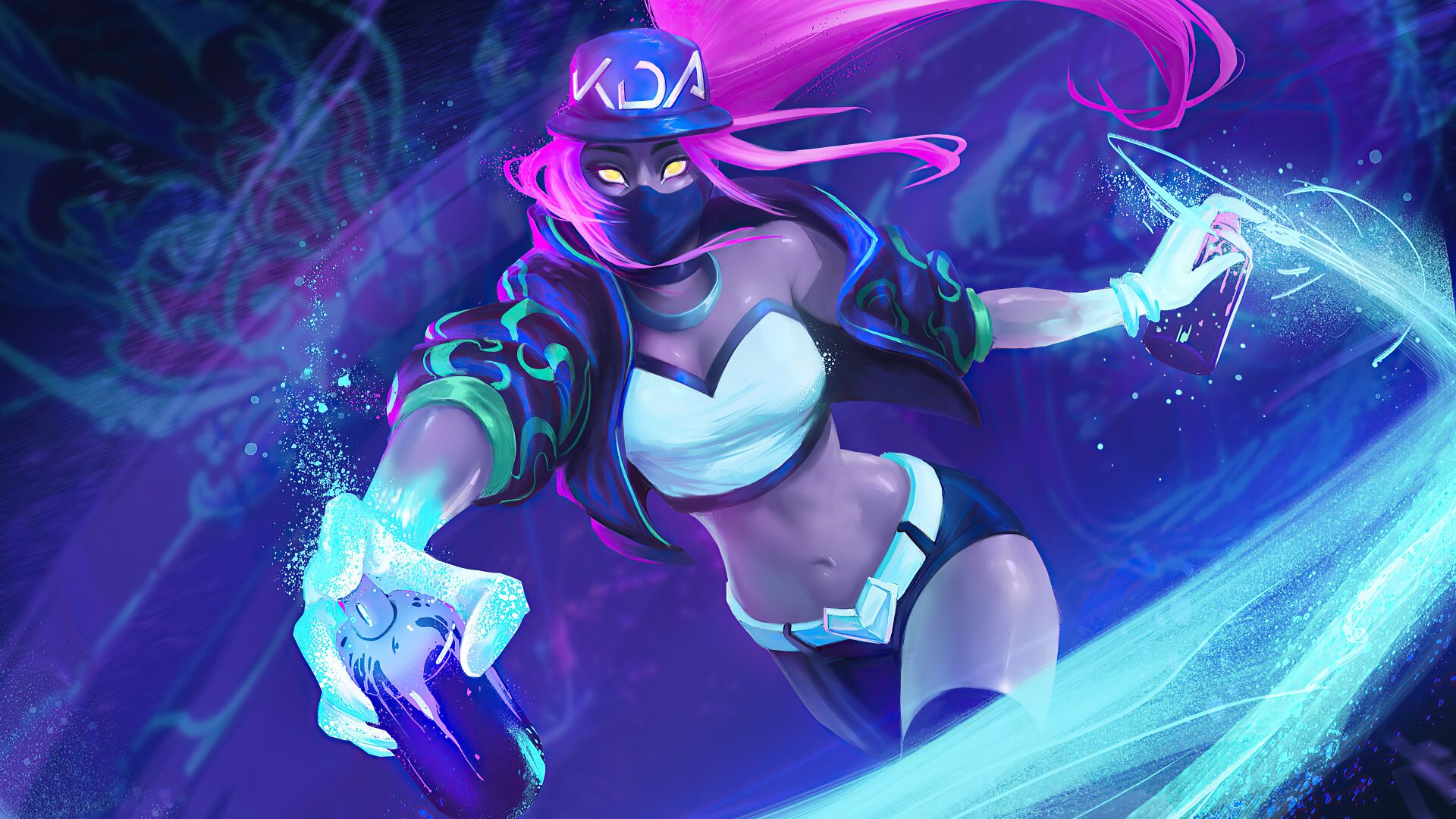 Akali 8K K/DA League Of Legends Wallpapers