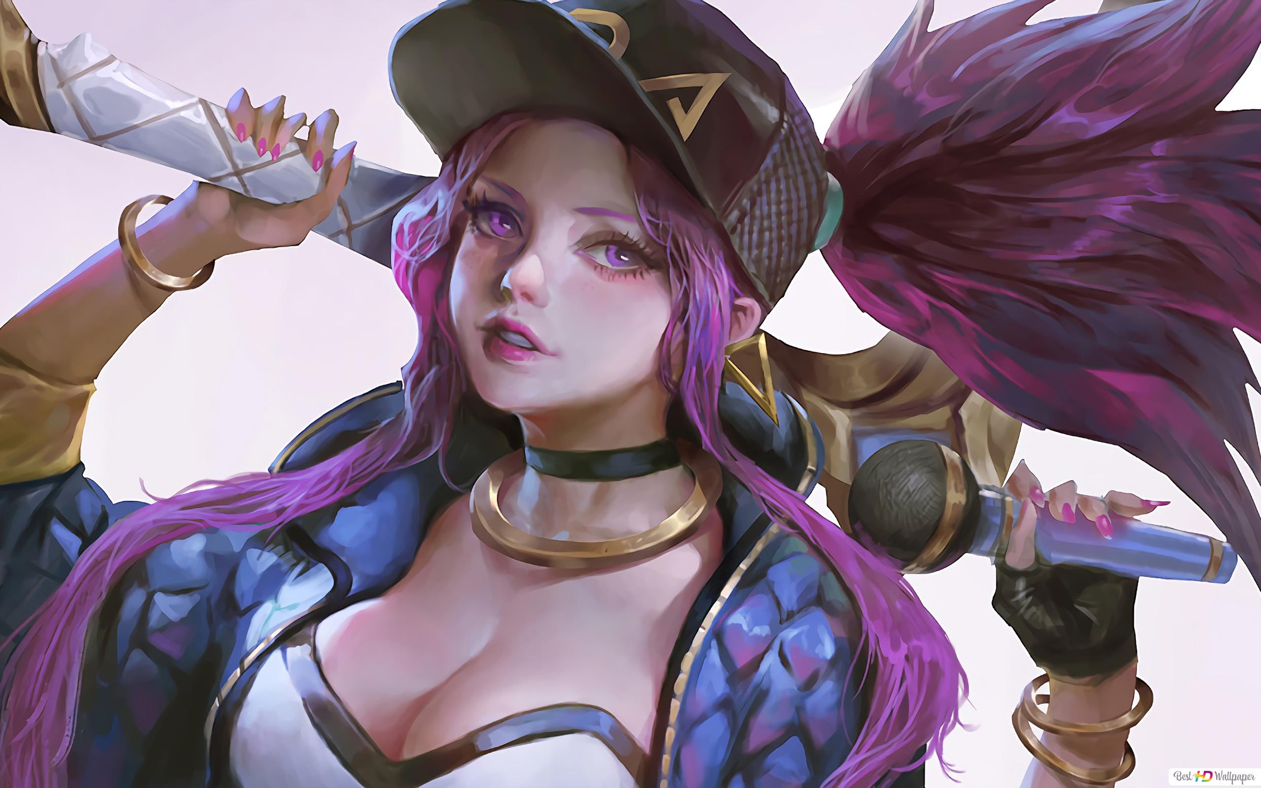 Akali 8K K/DA League Of Legends Wallpapers