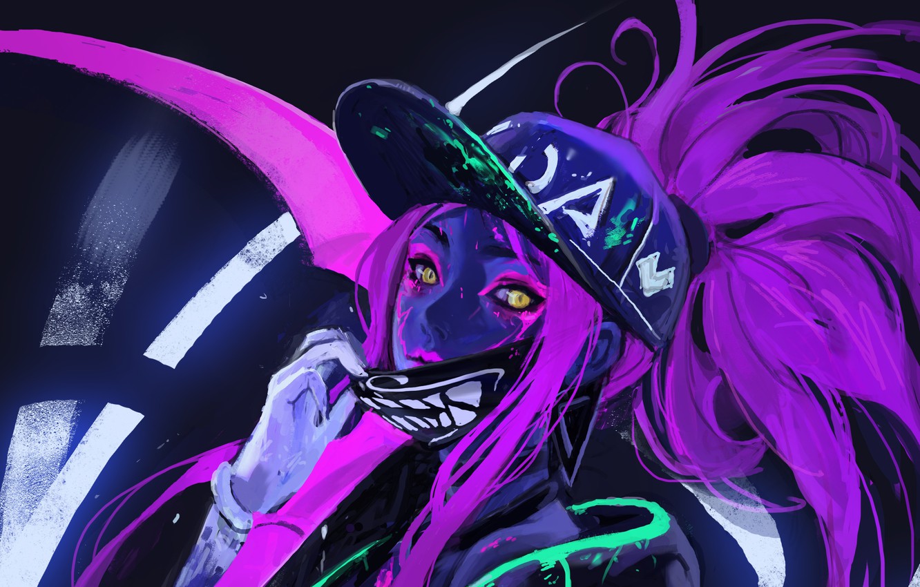 Akali League Of Legends KDA Wallpapers