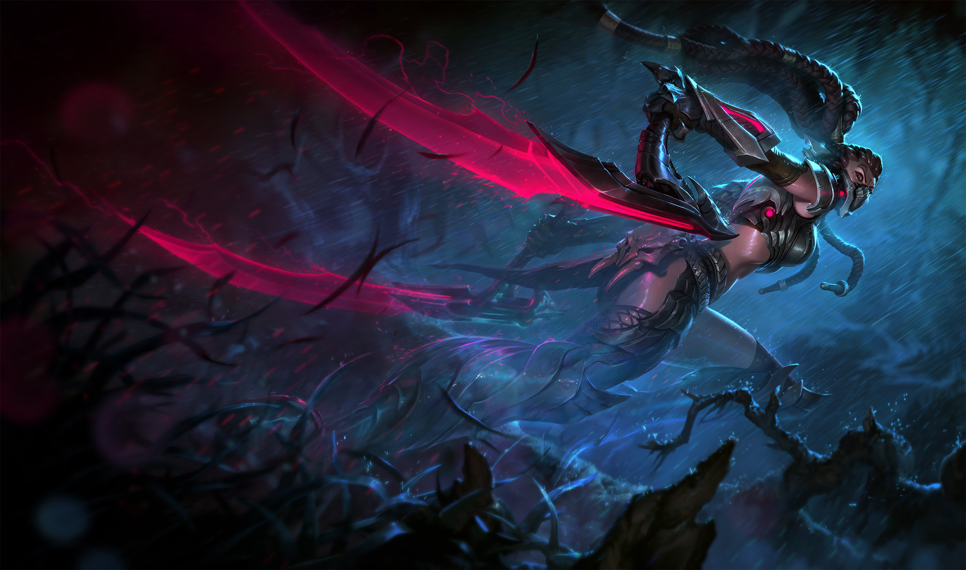 Akali Paint League Of Legends Wallpapers