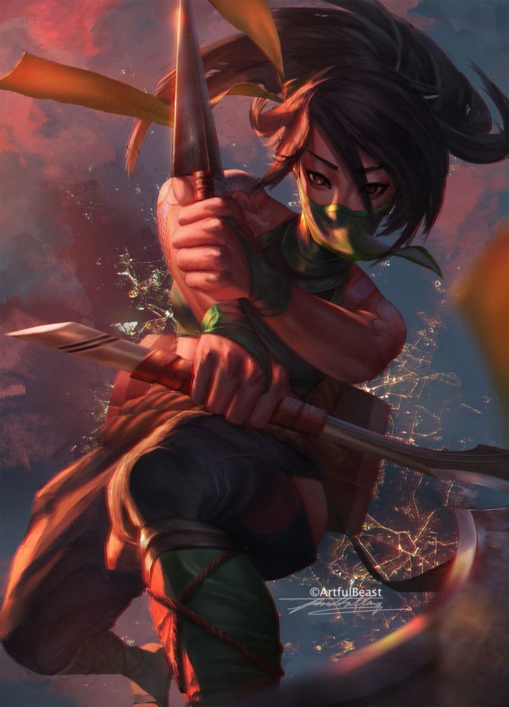 Akali The Ghost Hunter LoL Wallpapers