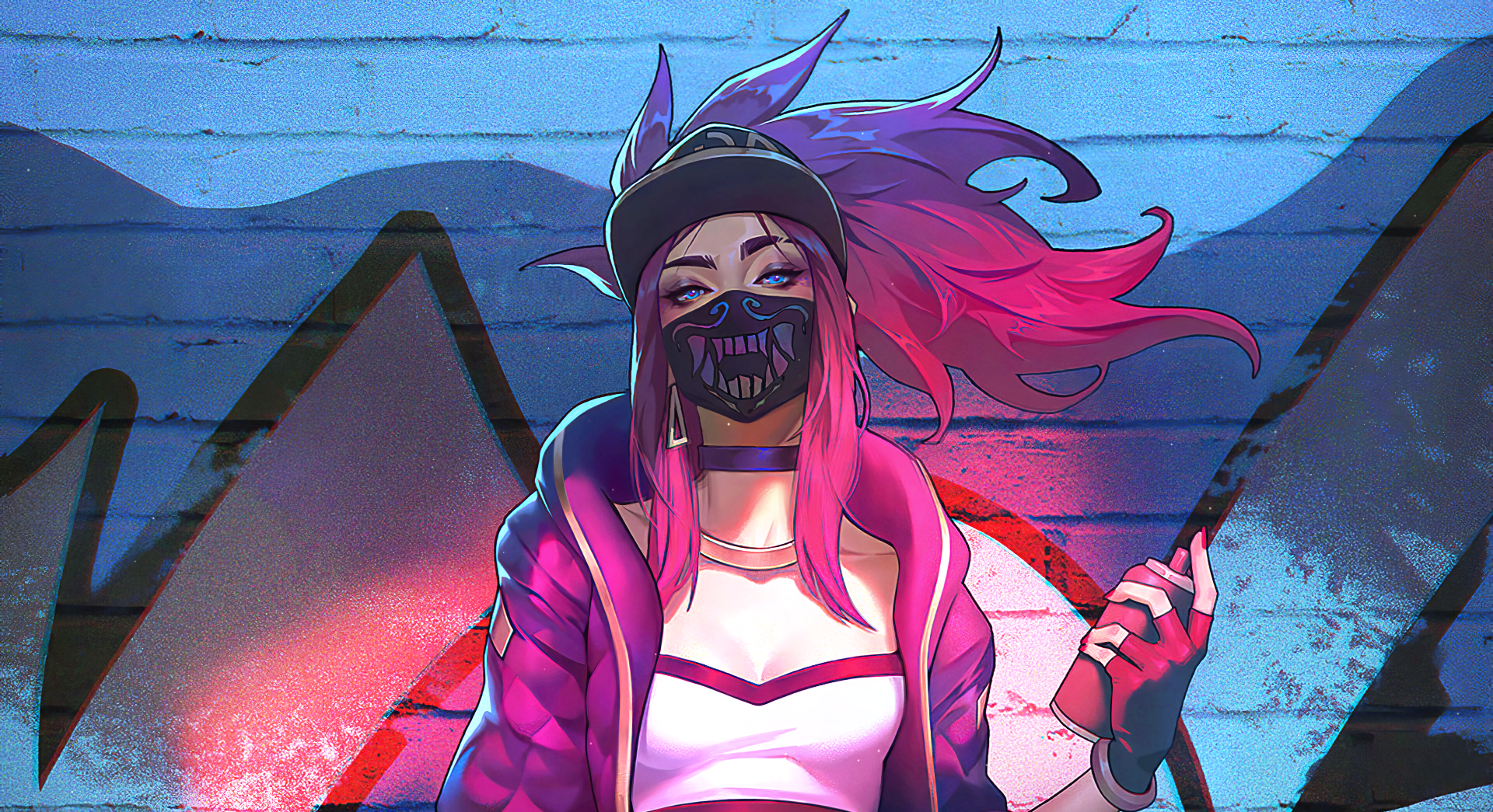 Akali The Ghost Hunter LoL Wallpapers