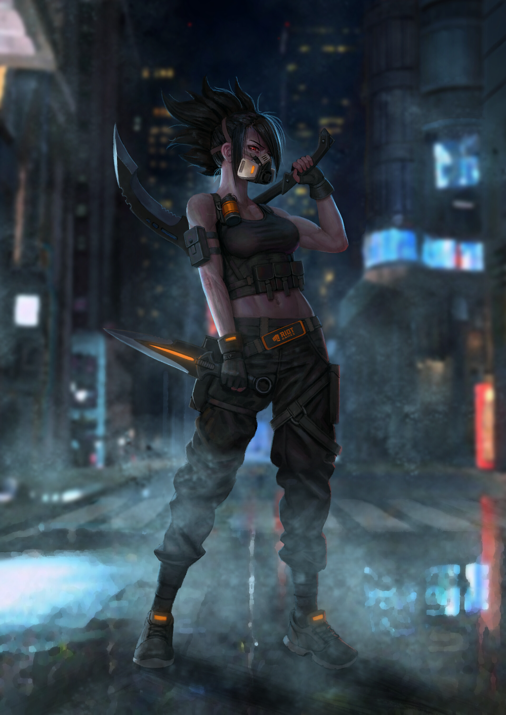 Akali The Ghost Hunter LoL Wallpapers