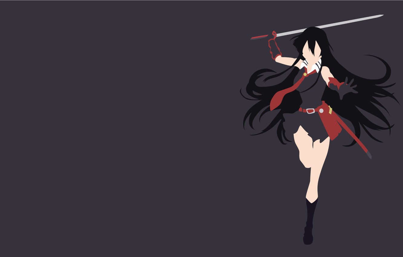 Akame From Akame Ga Kill Minimal Wallpapers