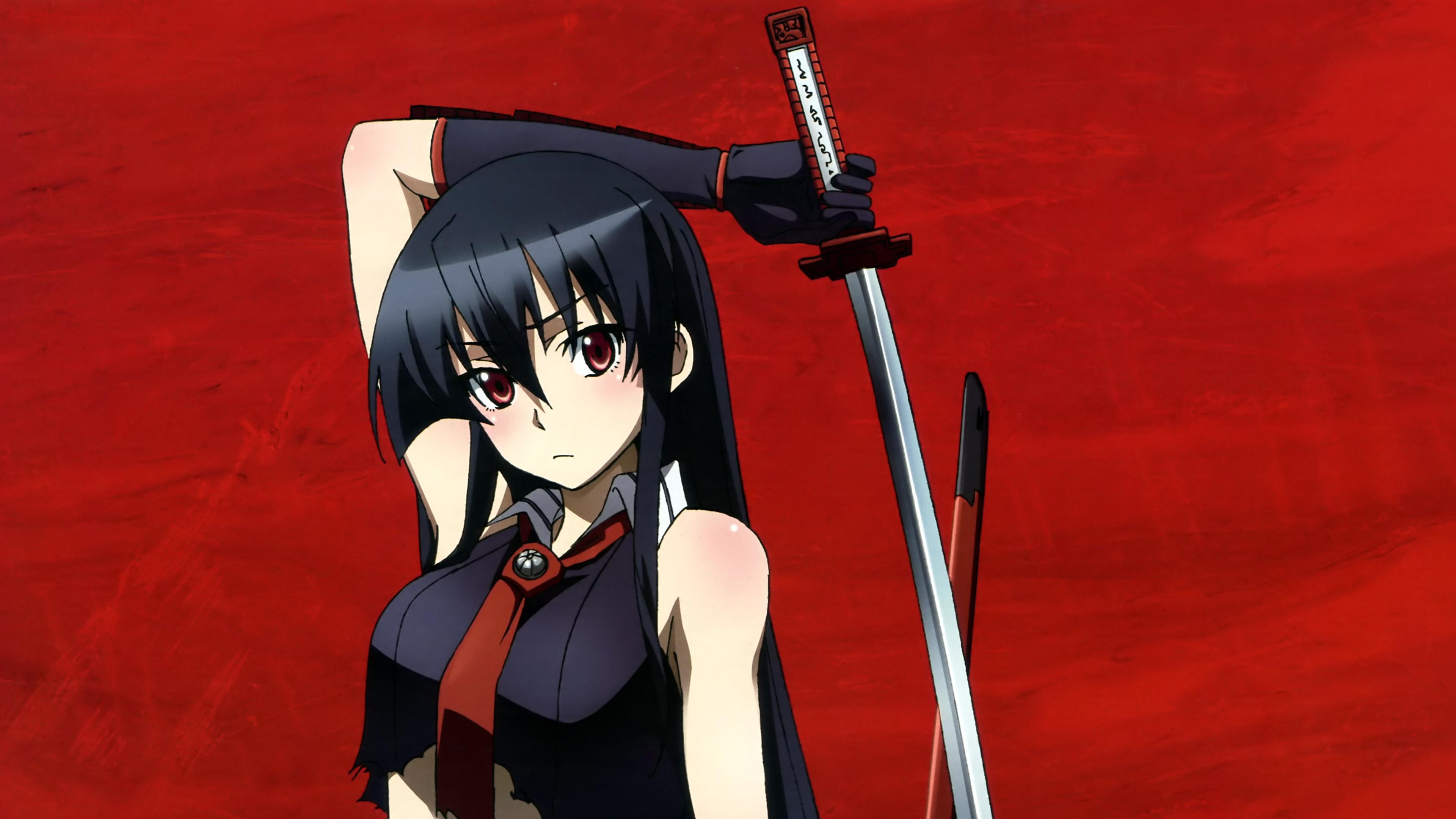 Akame From Akame Ga Kill Minimal Wallpapers