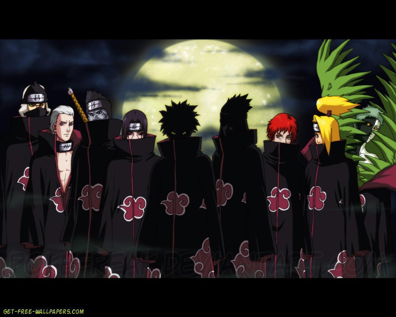 Akatsuki Organization Anime Wallpapers