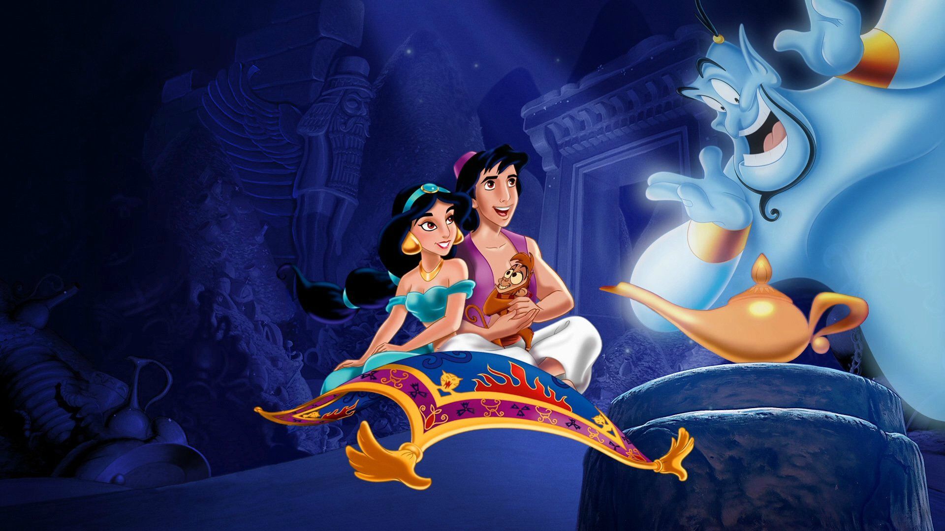 Aladdin And Jasmine In Aladdin Movie Wallpapers