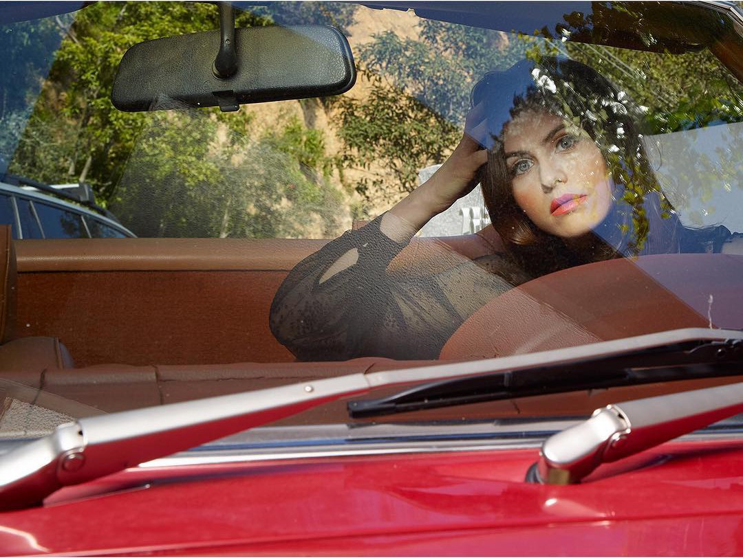 Alexandra Daddario In Car Photoshoot Wallpapers