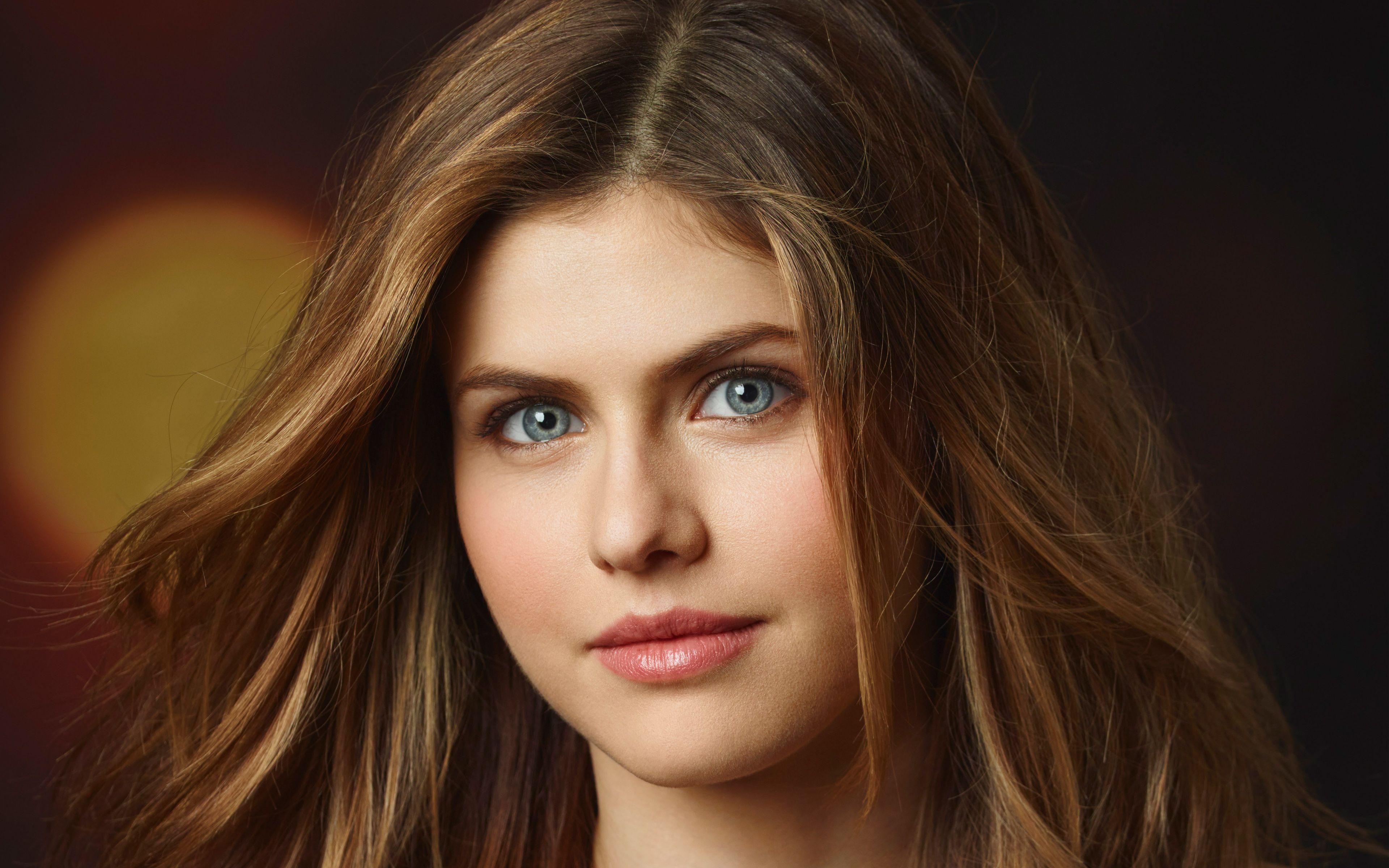 Alexandra Daddario In Car Wallpapers