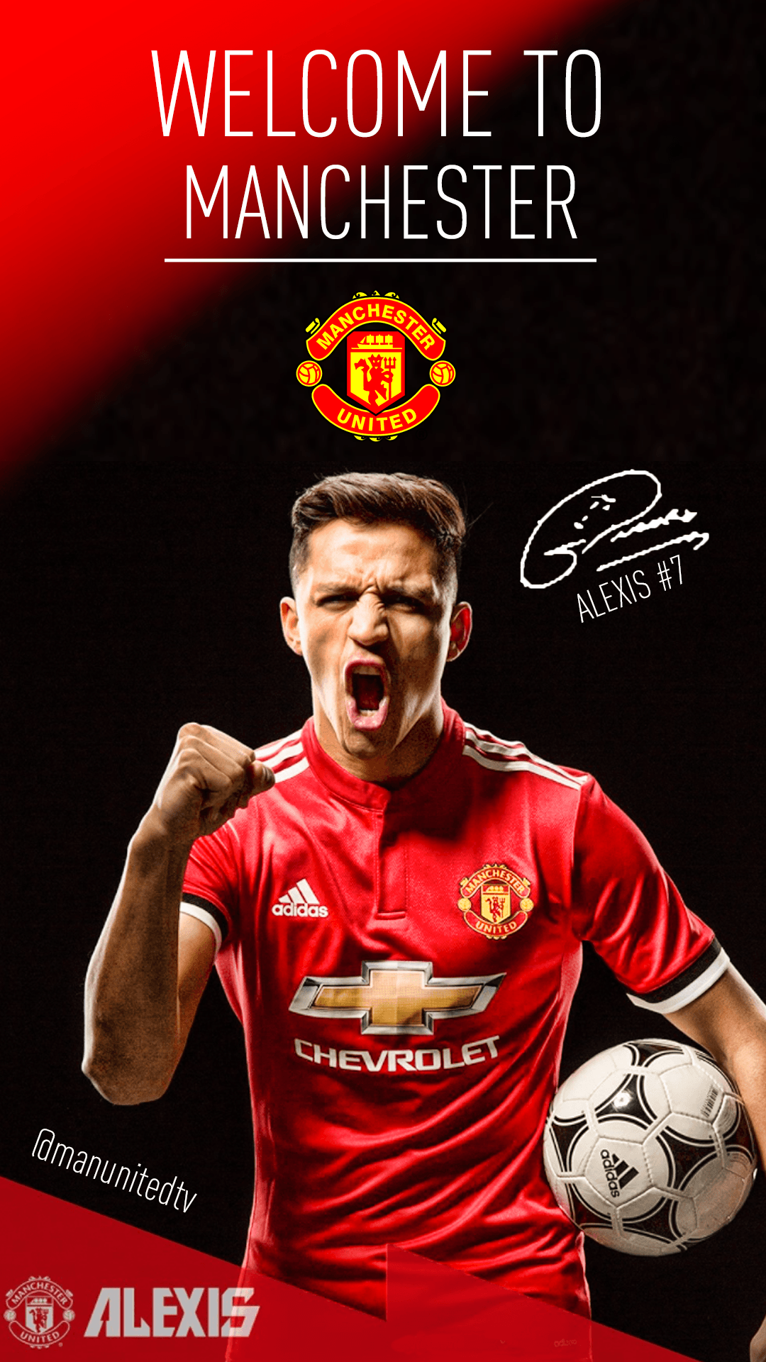 Alexis Sanchez Manchester United Wallpapers