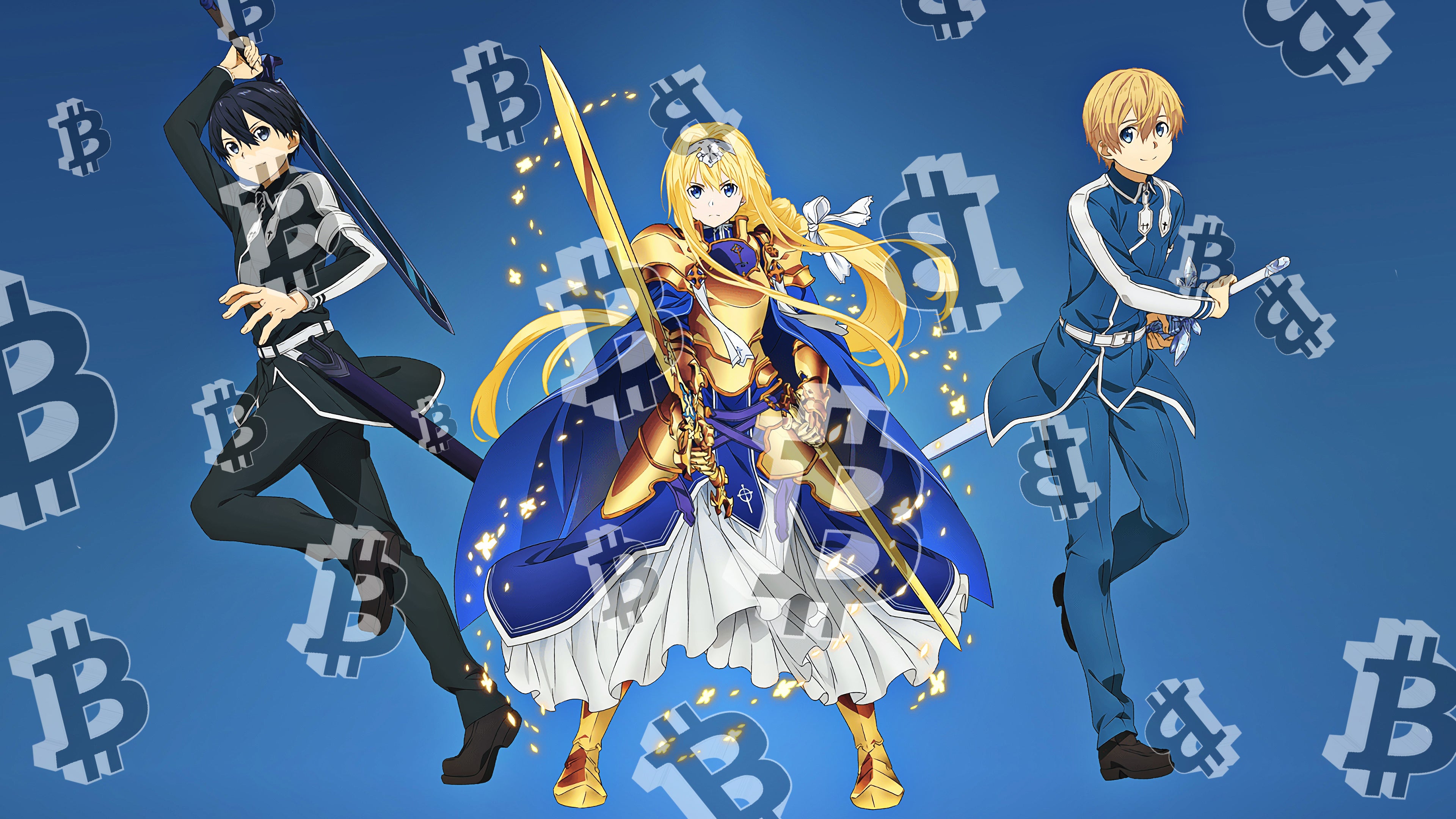 Alice, Kirito And Eugeo Sword Art Online Wallpapers