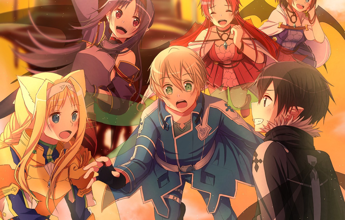 Alice, Kirito And Eugeo Sword Art Online Wallpapers