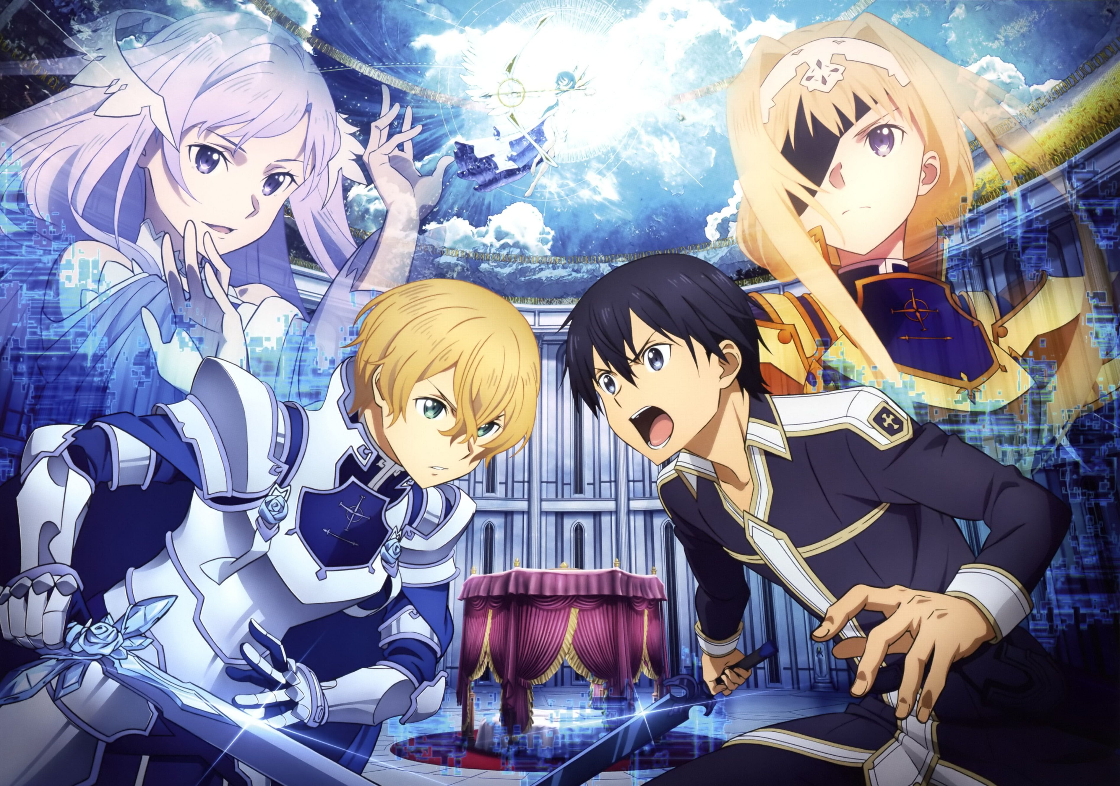 Alice, Kirito And Eugeo Sword Art Online Wallpapers