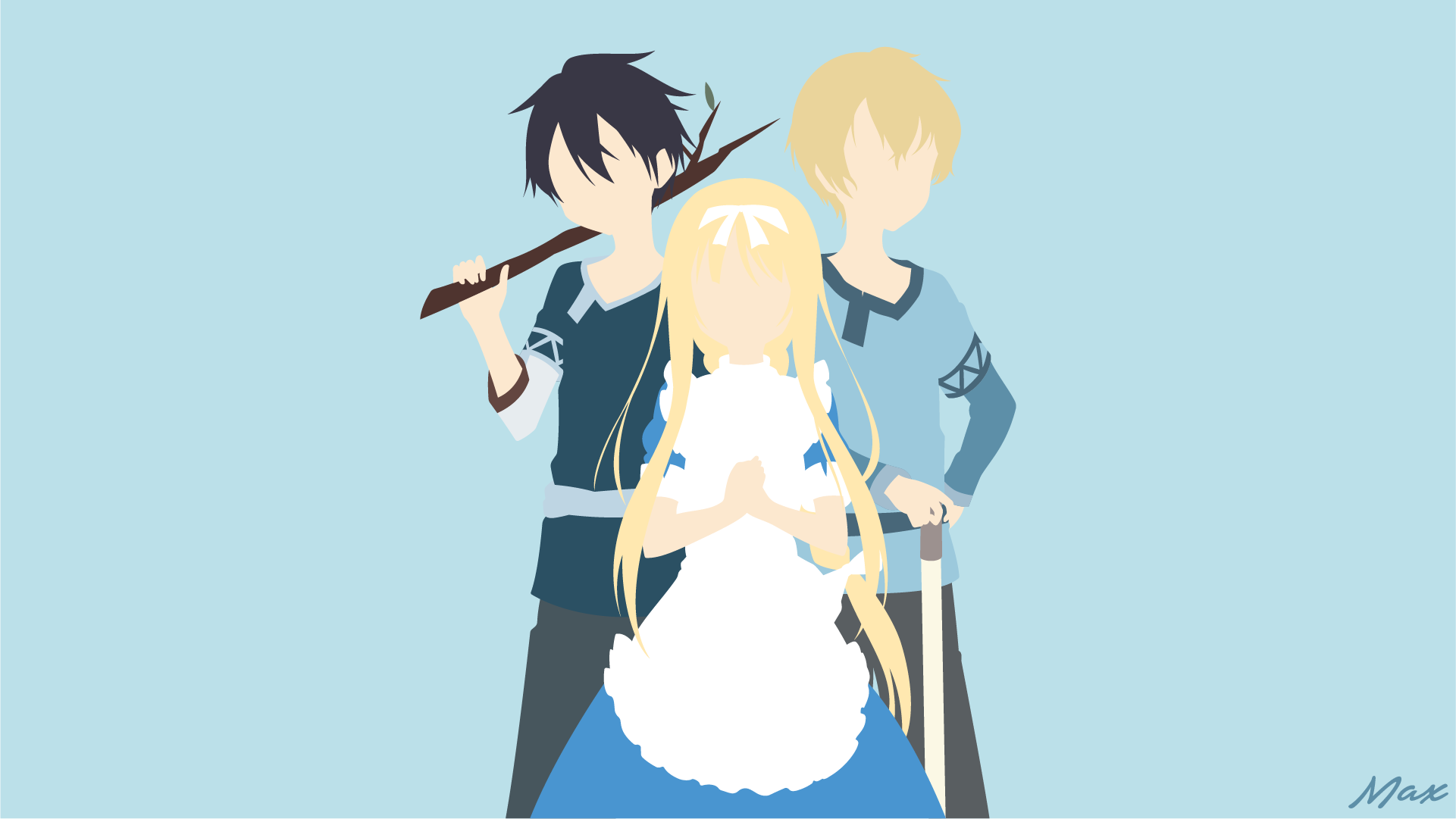 Alice, Kirito And Eugeo Sword Art Online Wallpapers