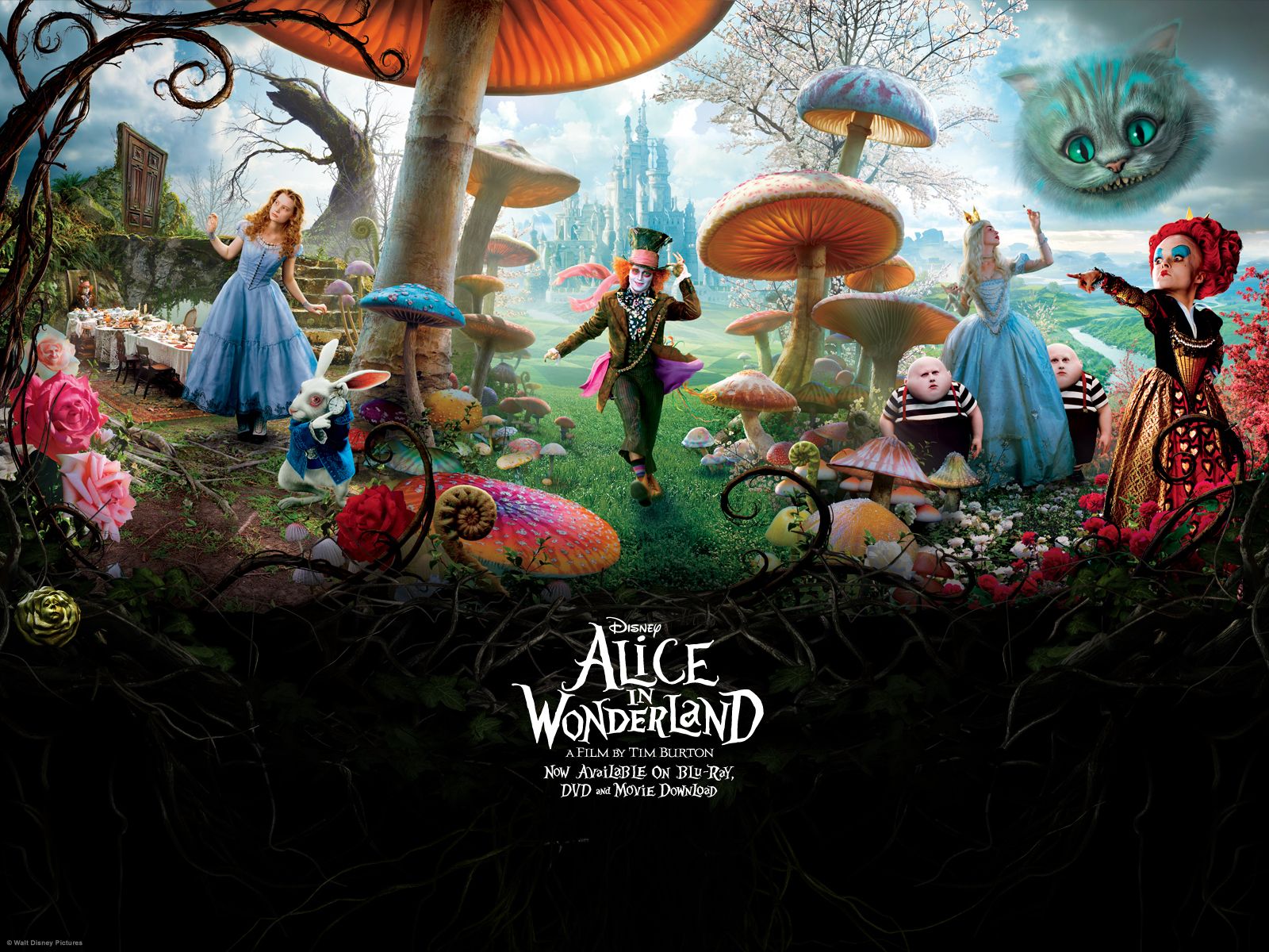 Alice In Wonderland (2010) Wallpapers