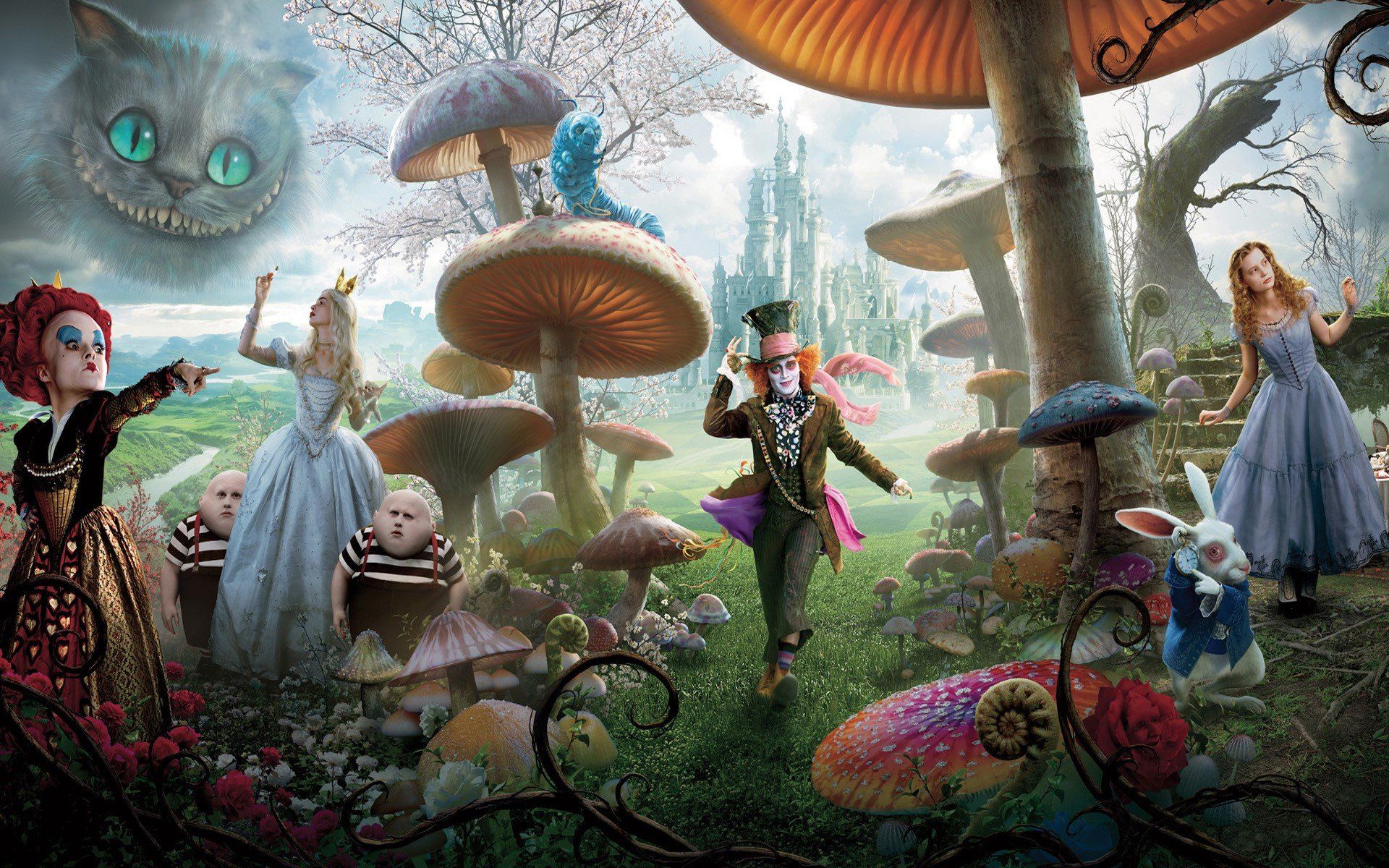 Alice In Wonderland Zoom Background