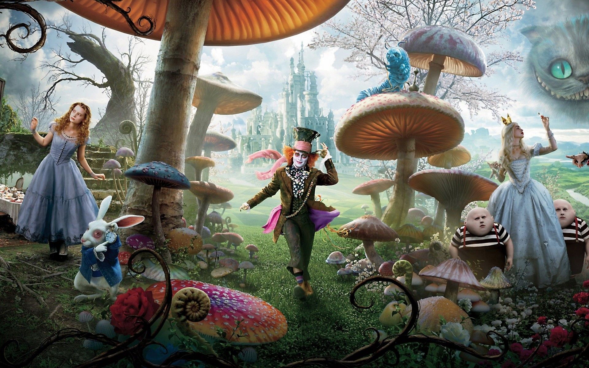 Alice In Wonderland Zoom Background