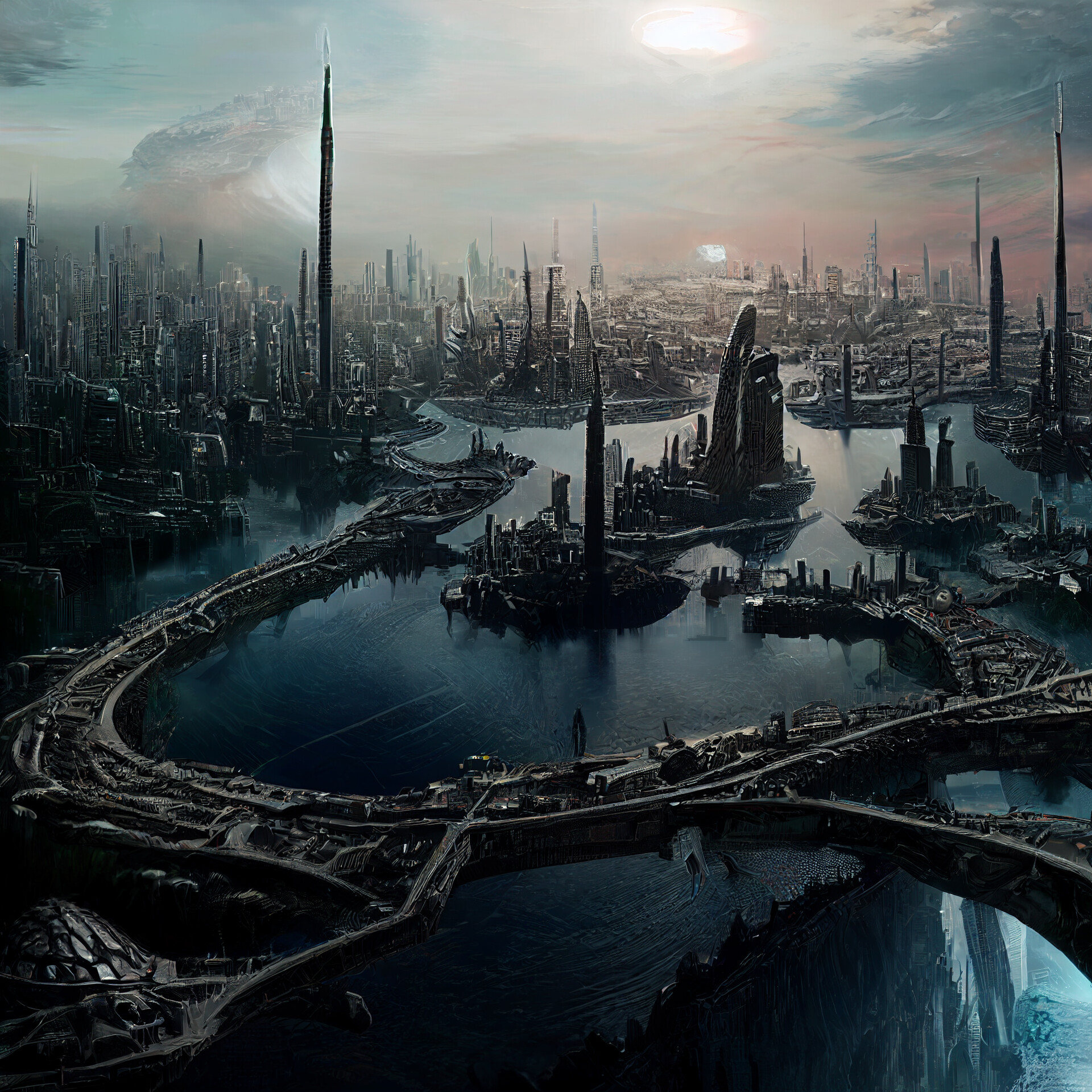 Alien City Wallpapers