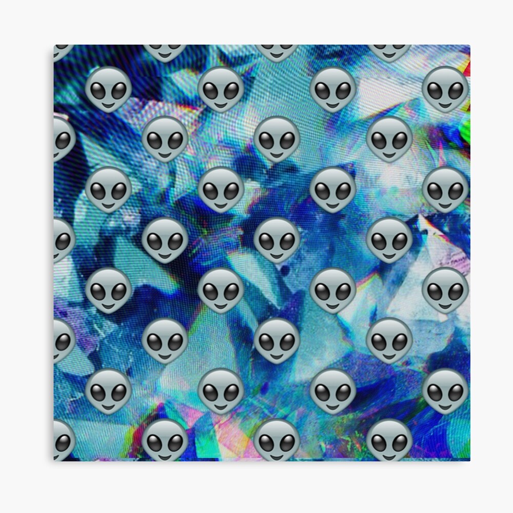 Alien Emoji Background