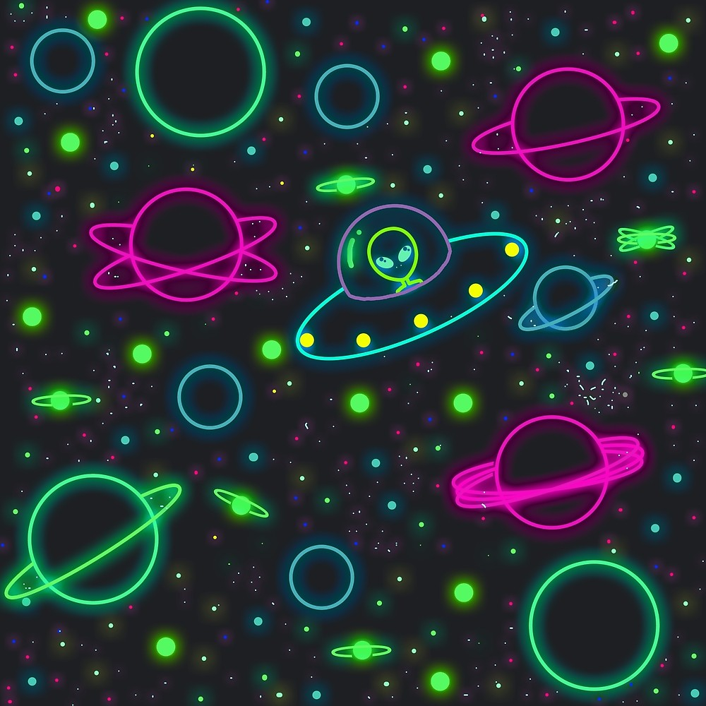 Alien Space Background