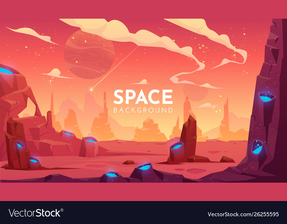 Alien Space Background