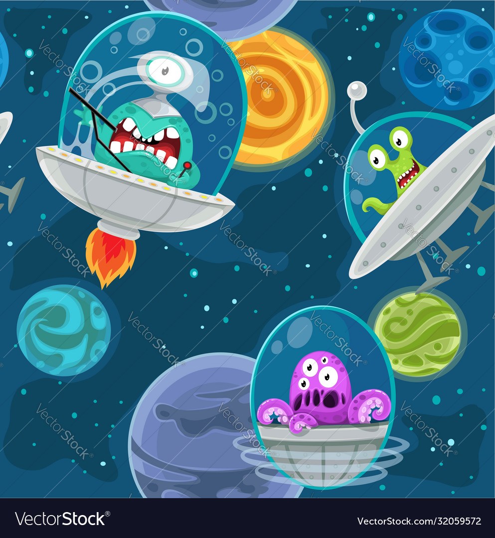 Alien Space Background