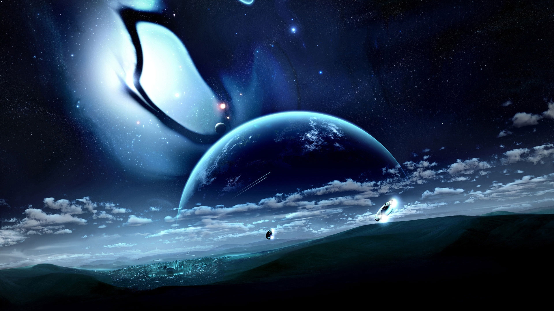 Alien Space Background