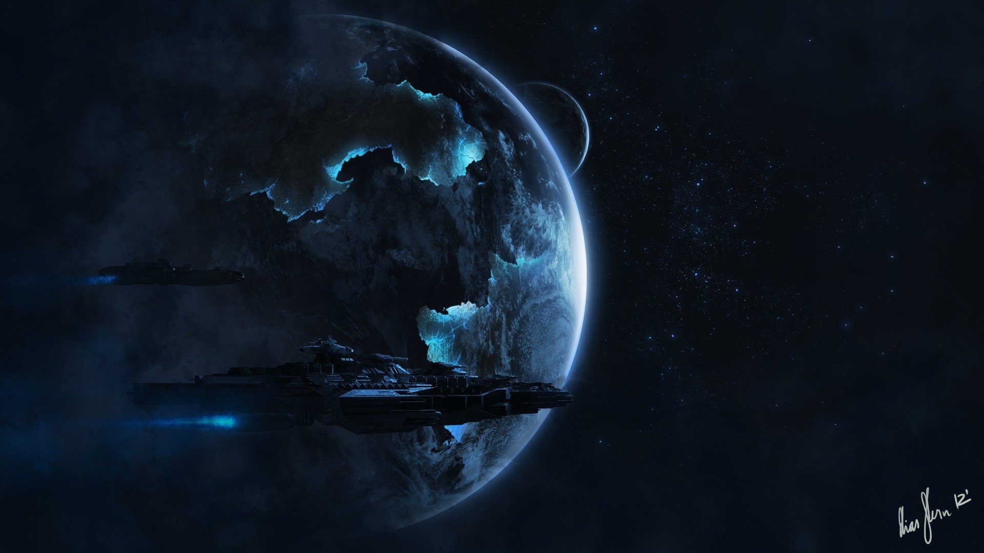 Alien Spaceship Wallpapers