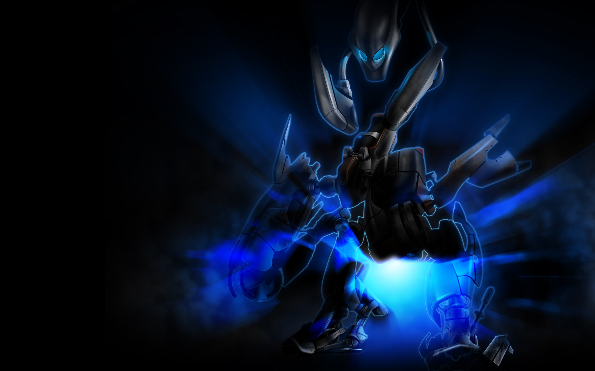 Alienware Background Blue