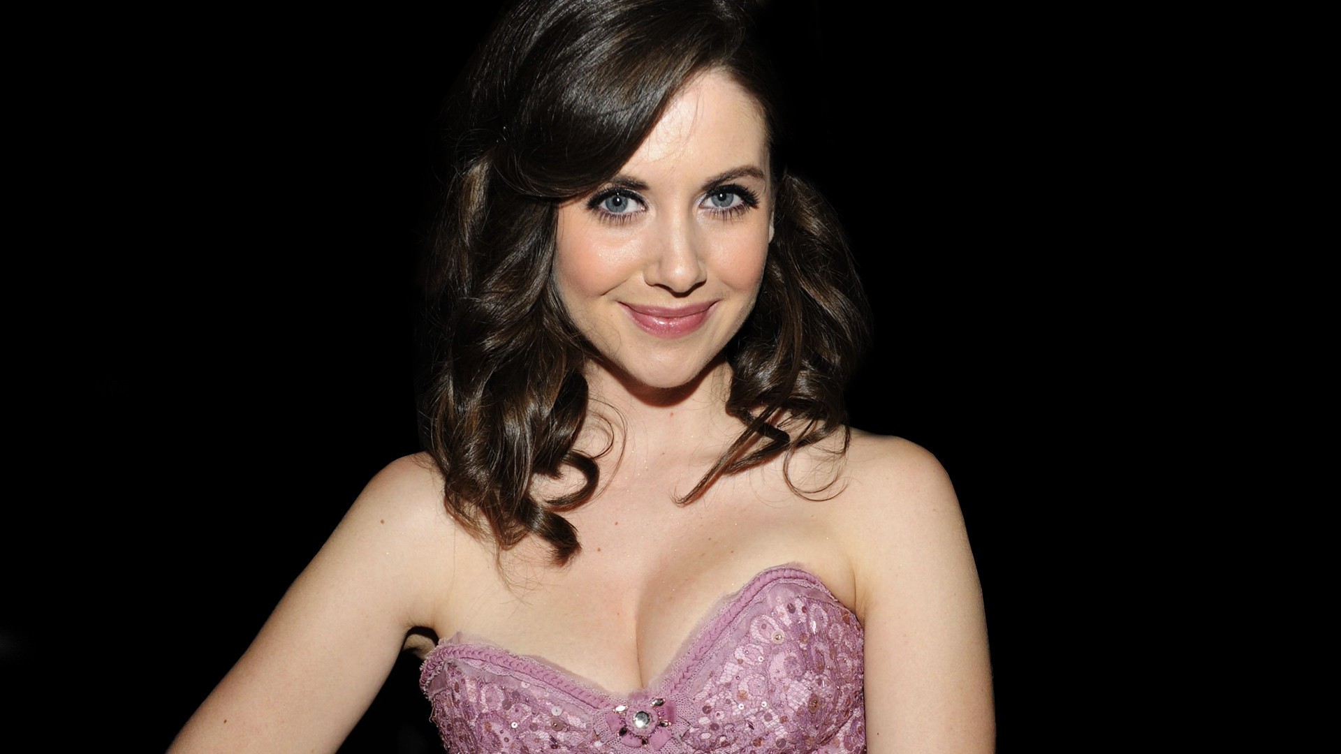 Alison Brie Blue Eyes Wallpapers