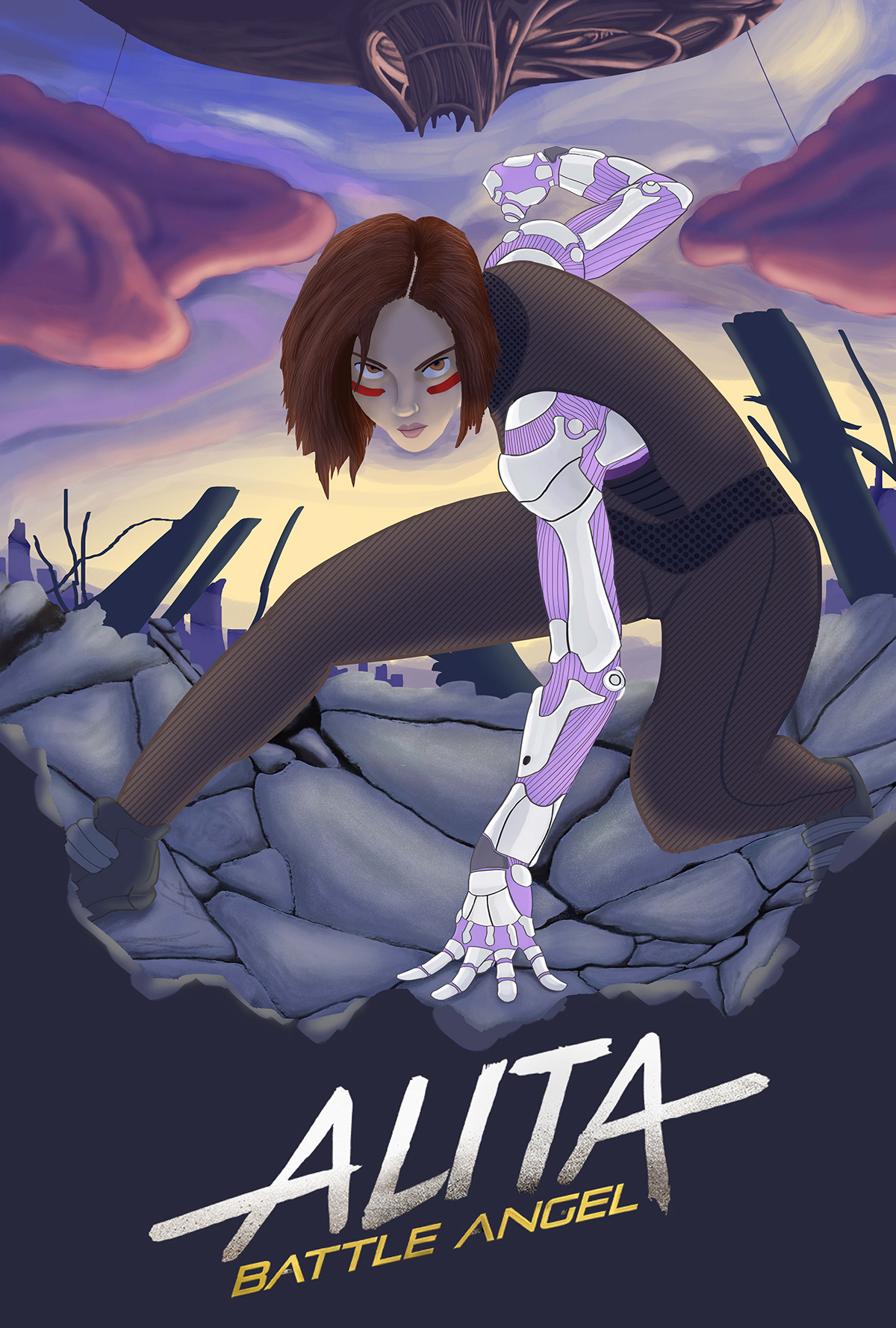 Alita Battle Angel Poster Fanart Wallpapers