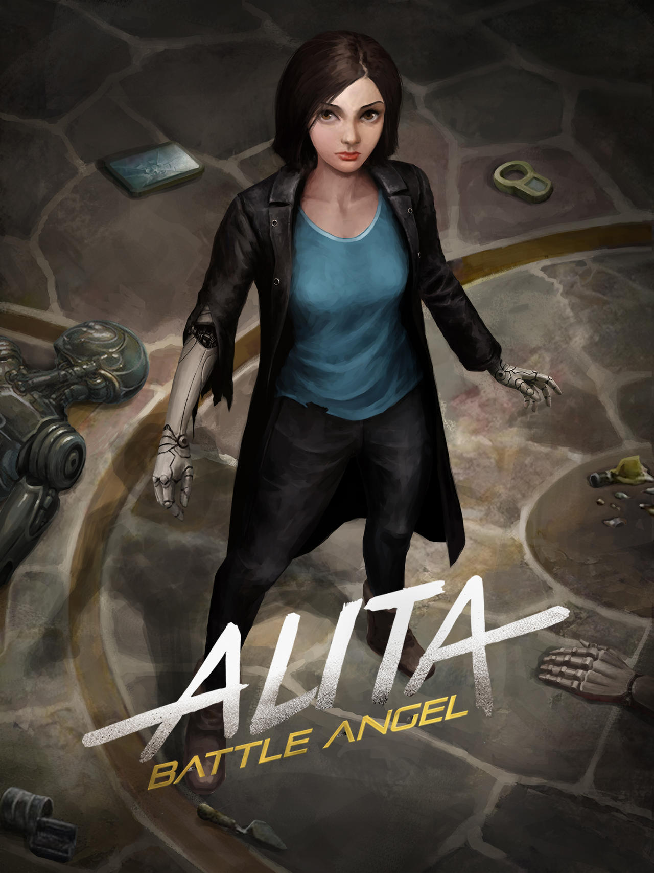 Alita Battle Angel Poster Fanart Wallpapers