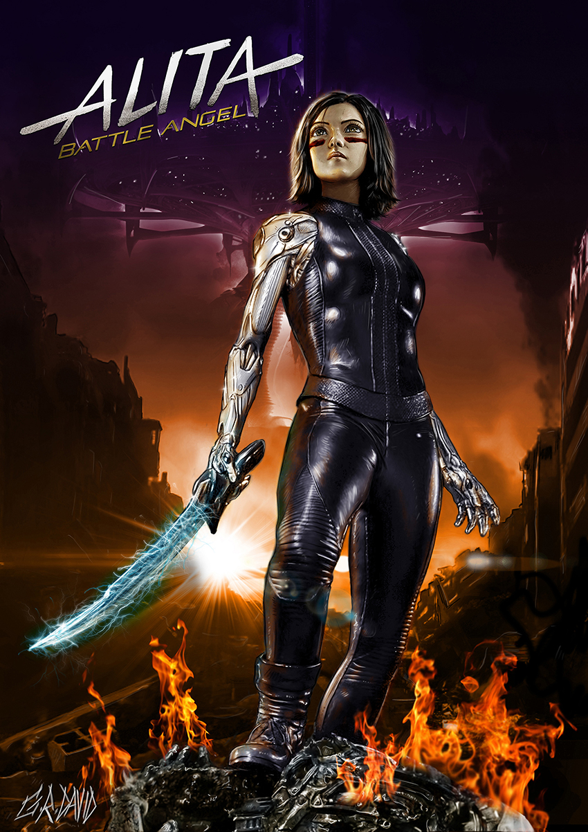 Alita Battle Angel Poster Fanart Wallpapers