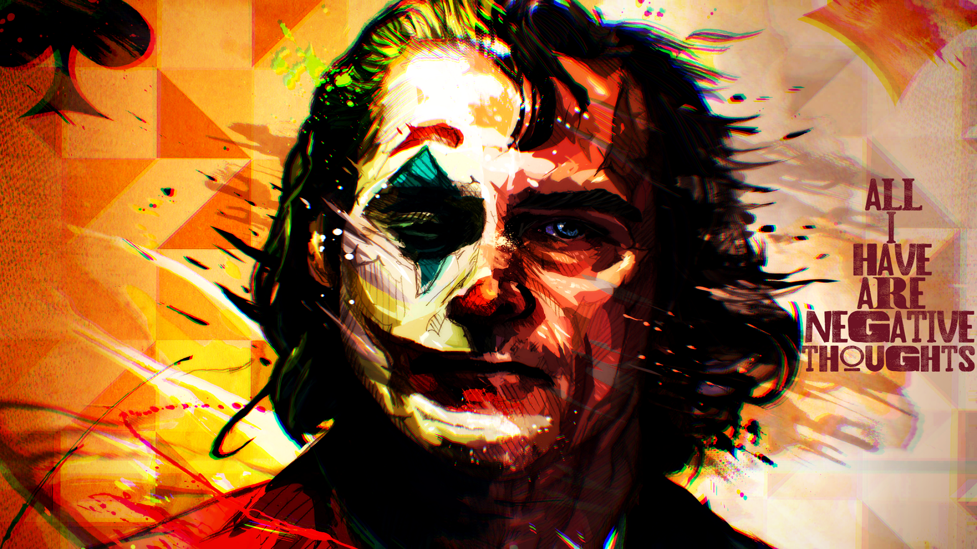 All I Have Are Negative Thoughts Joker Wallpapers